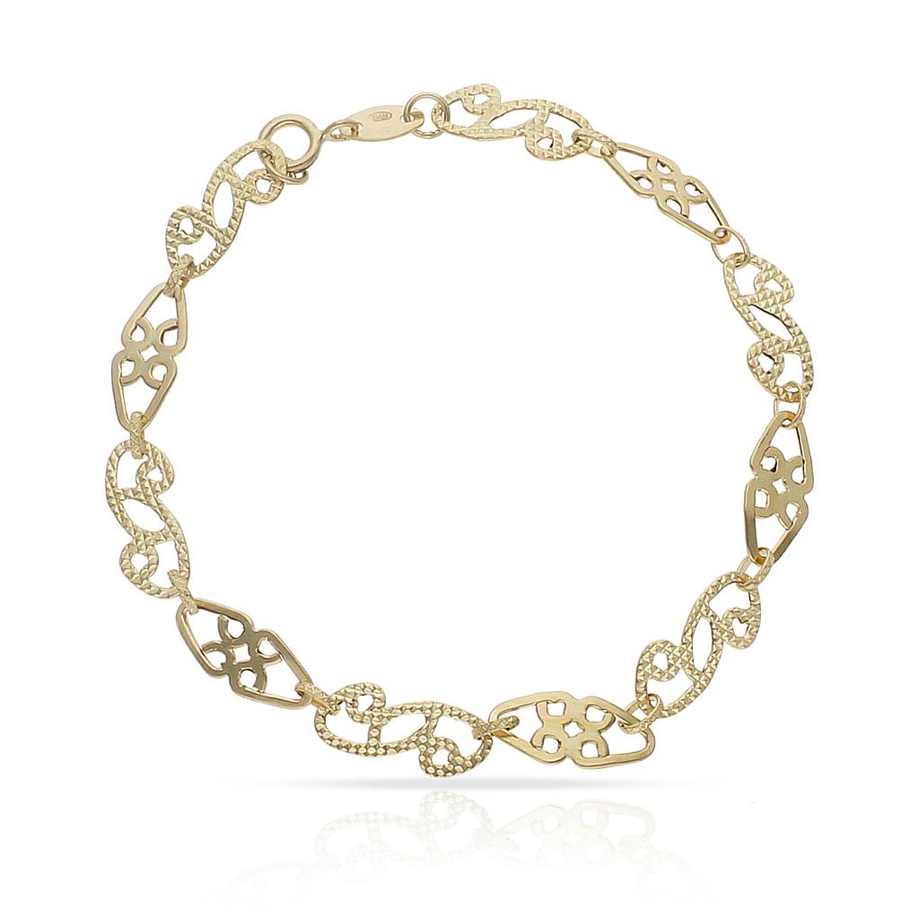 PULSERA ORO 18KL TROQUELADA