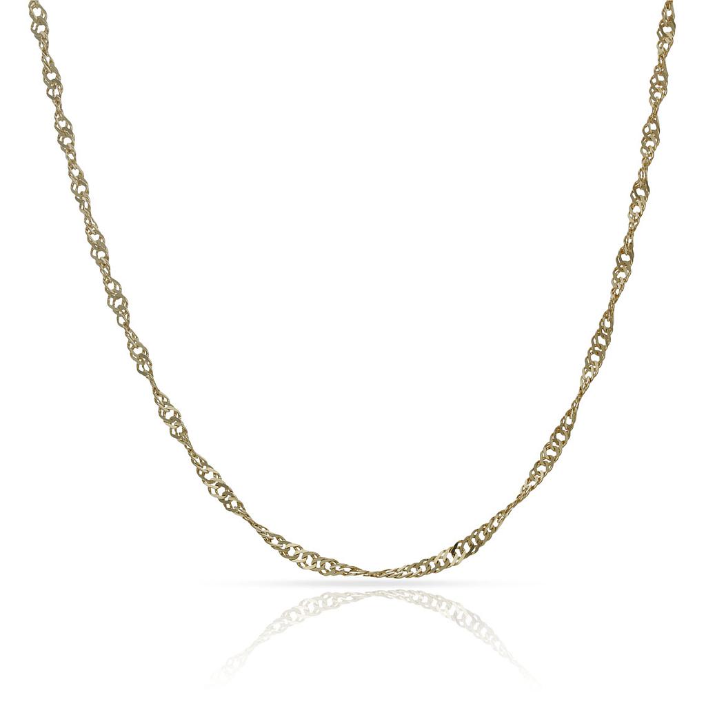 CADENA ORO 18KL SINGAPUR - 2MM