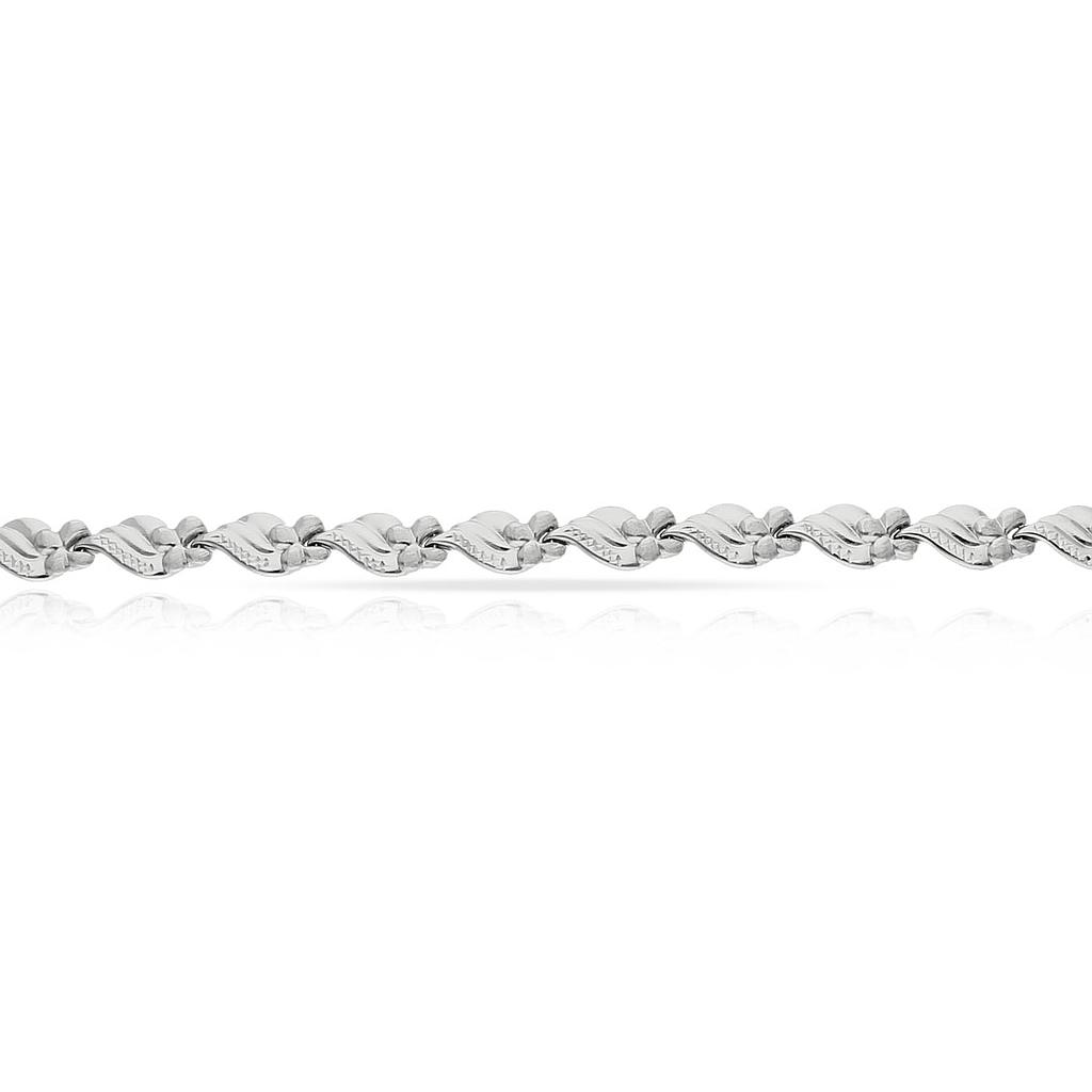 PULSERA ORO BLANCO 18KL