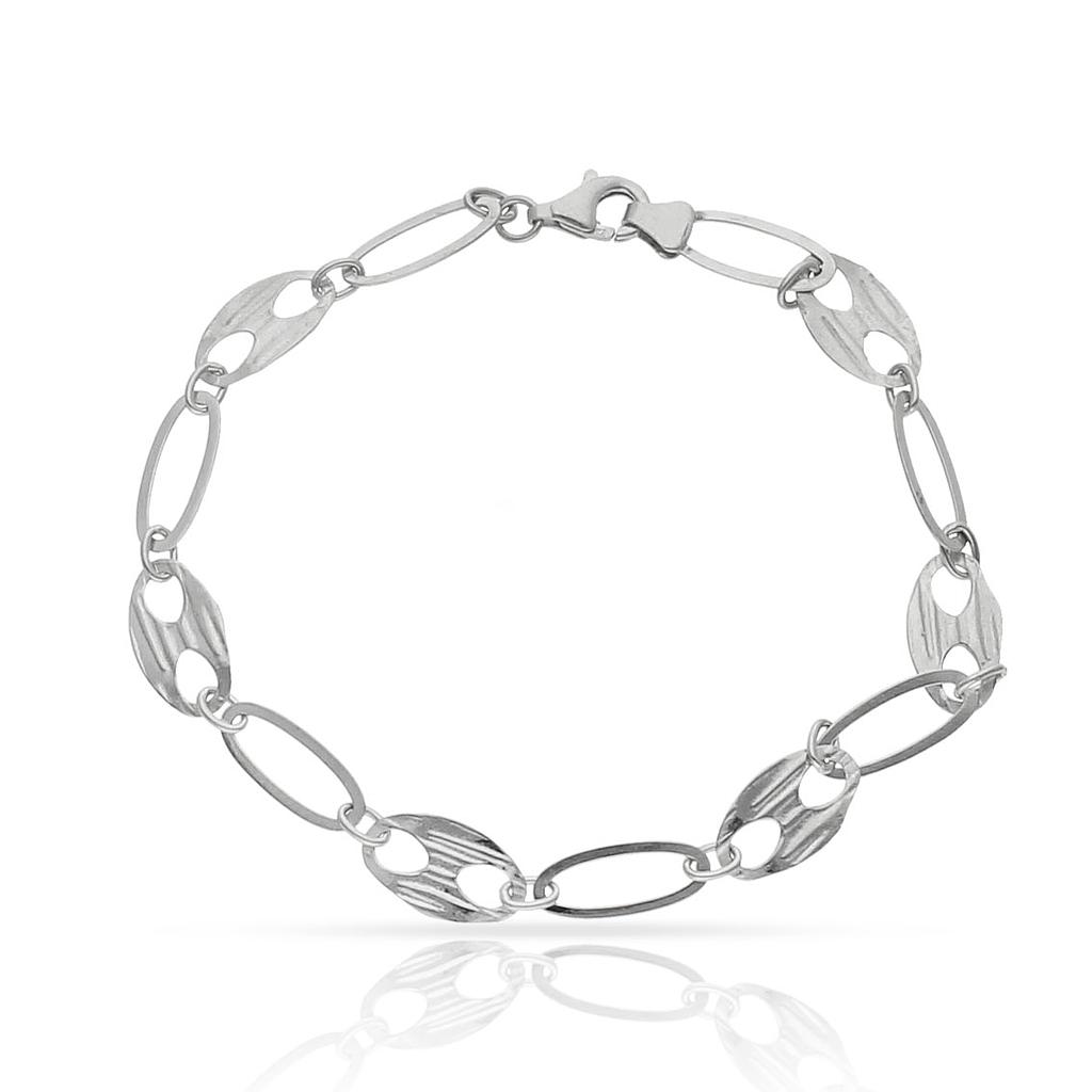 PULSERA ORO BLANCO 18KL