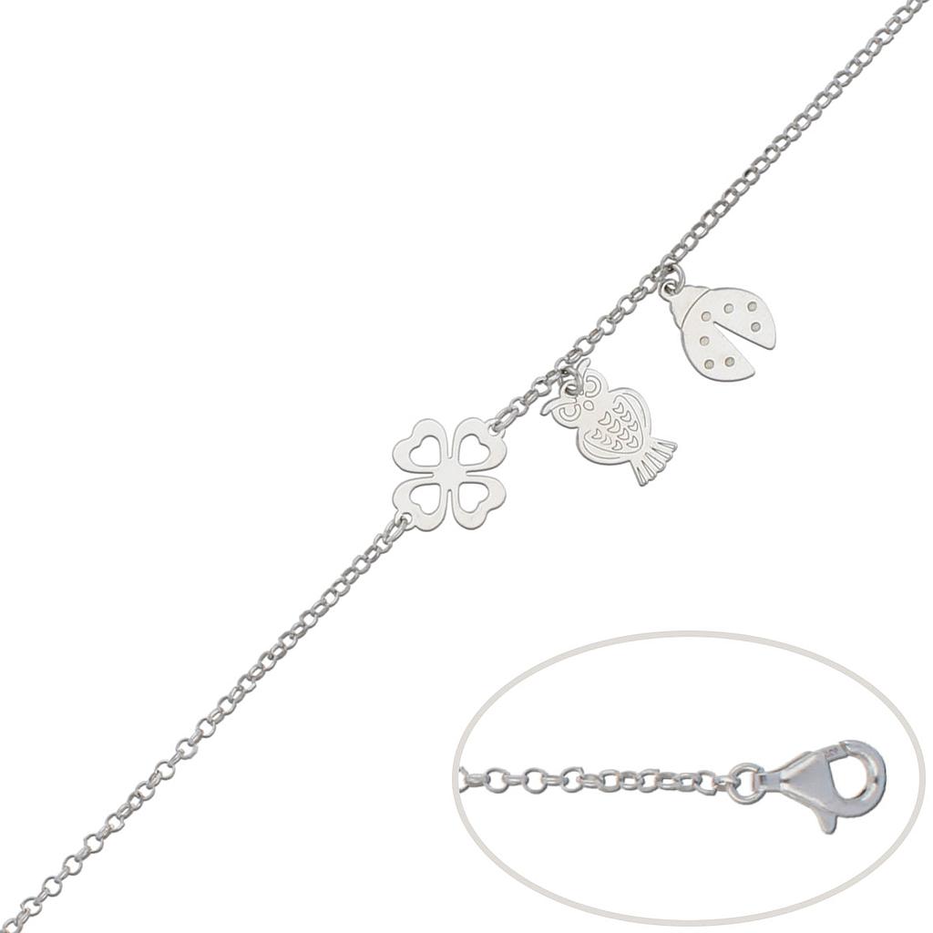 PULSERA PLATA 925MM DE LA SUERTE