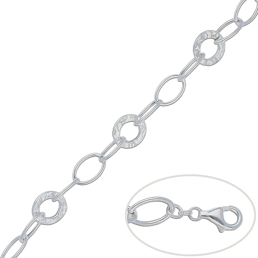 PULSERA PLATA 925MM ESLABONES