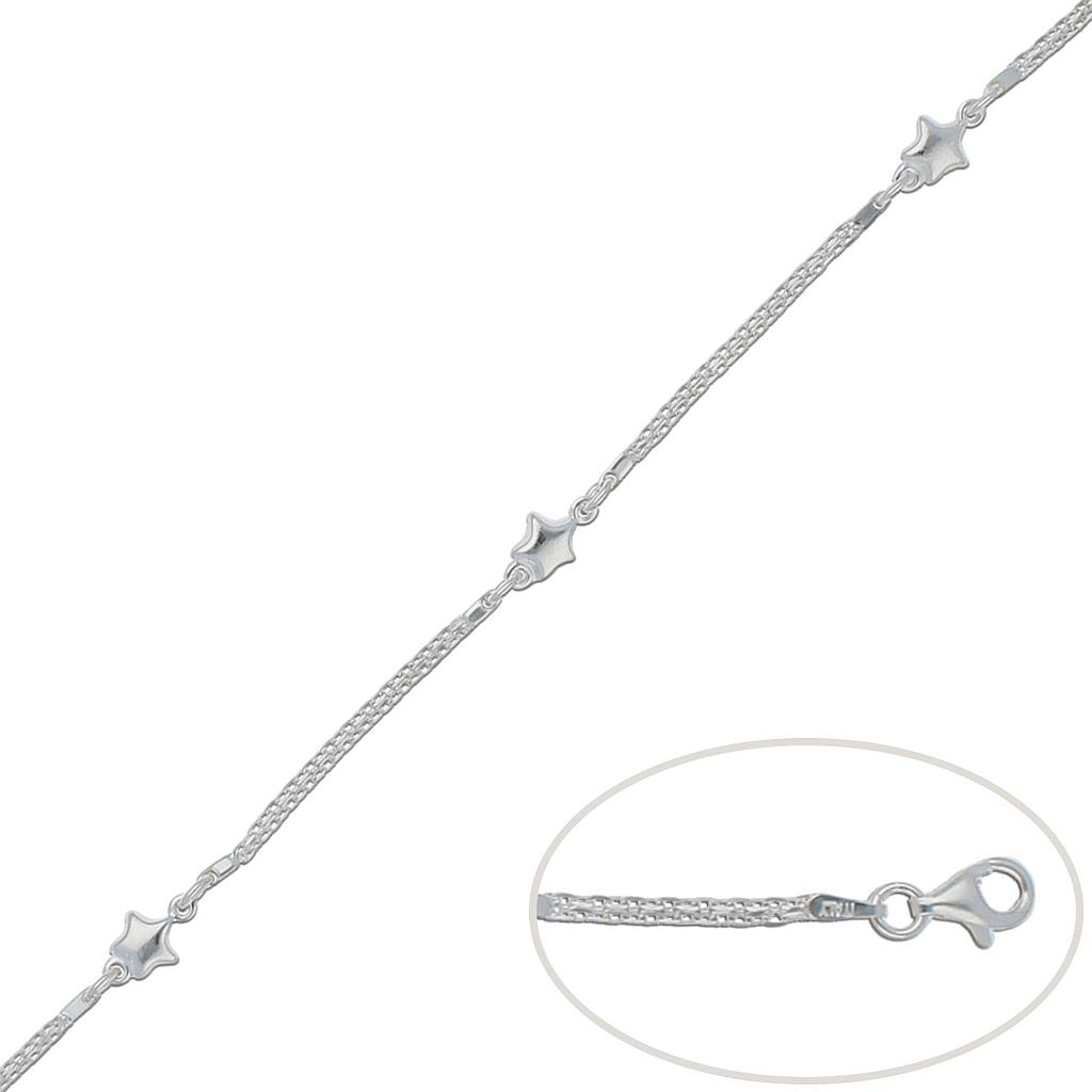 PULSERA PLATA 925MM ESTRELLAS