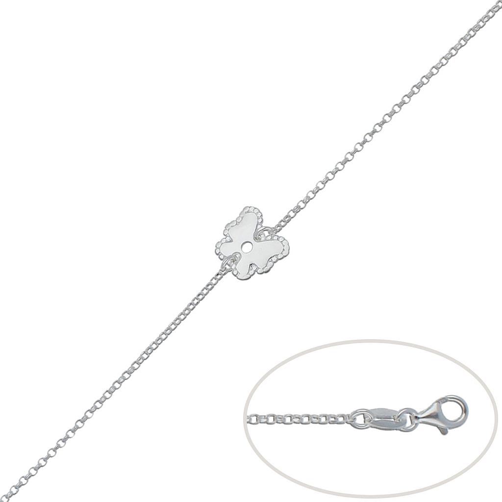 PULSERA PLATA 925MM MARIPOSA