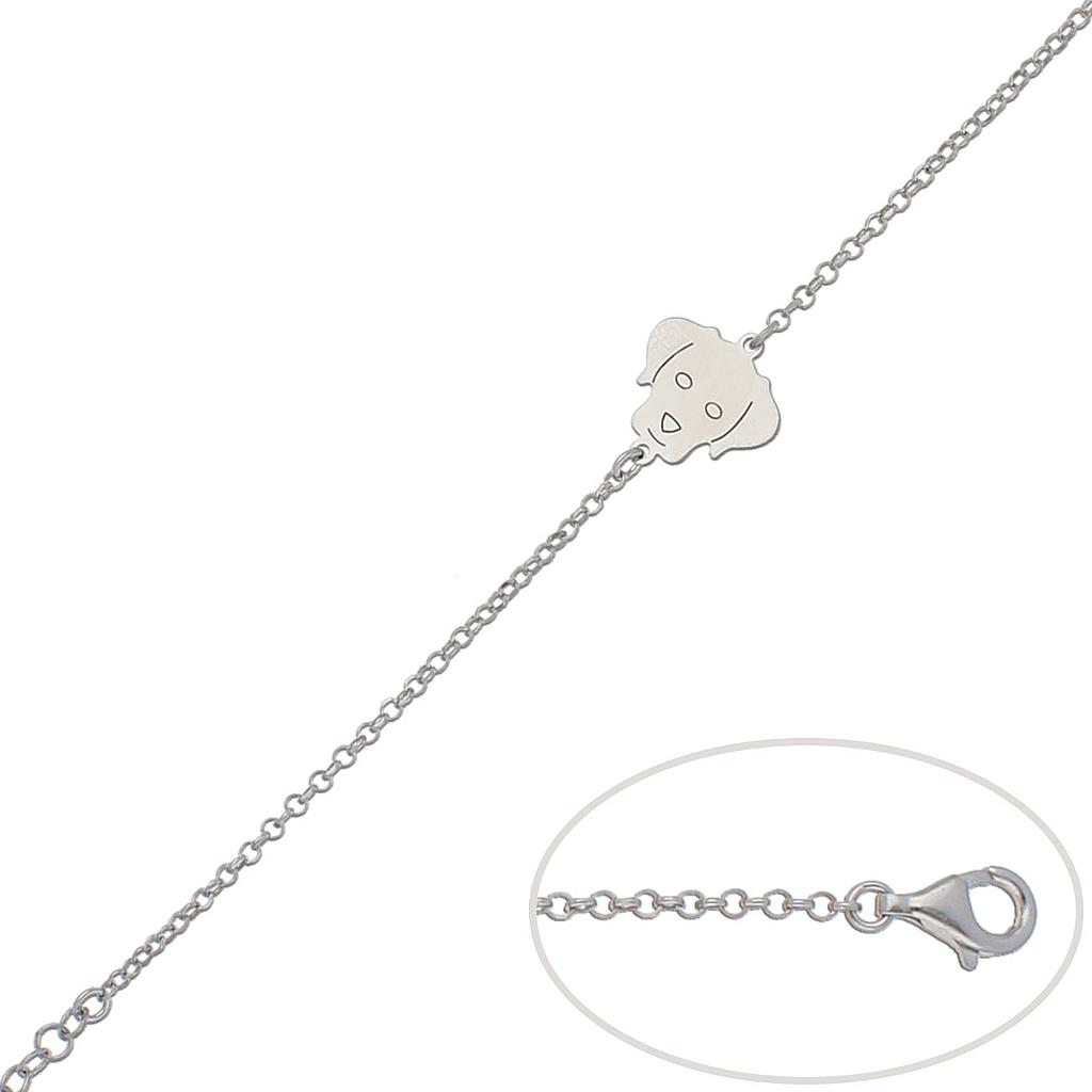 PULSERA PLATA 925MM PERRO