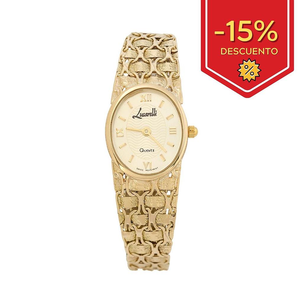 RELOJ ORO 18KL SEÑORA LUCARELLI