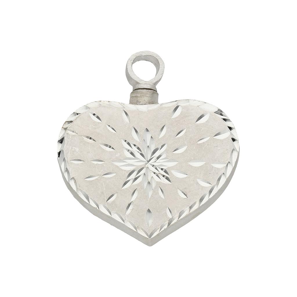 GUARDACENIZAS CORAZON PLATA 925MM-25X29MM