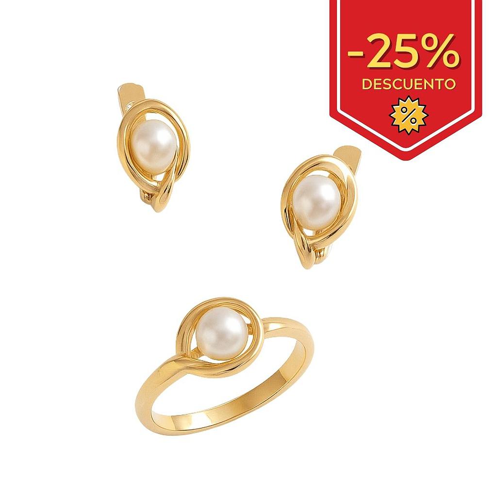 SORTIJA BEBE ORO 18KL PERLA