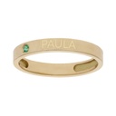 SORTIJA ORO 18KL - 1 ANILLO PERSONALIZADO NOMBRE