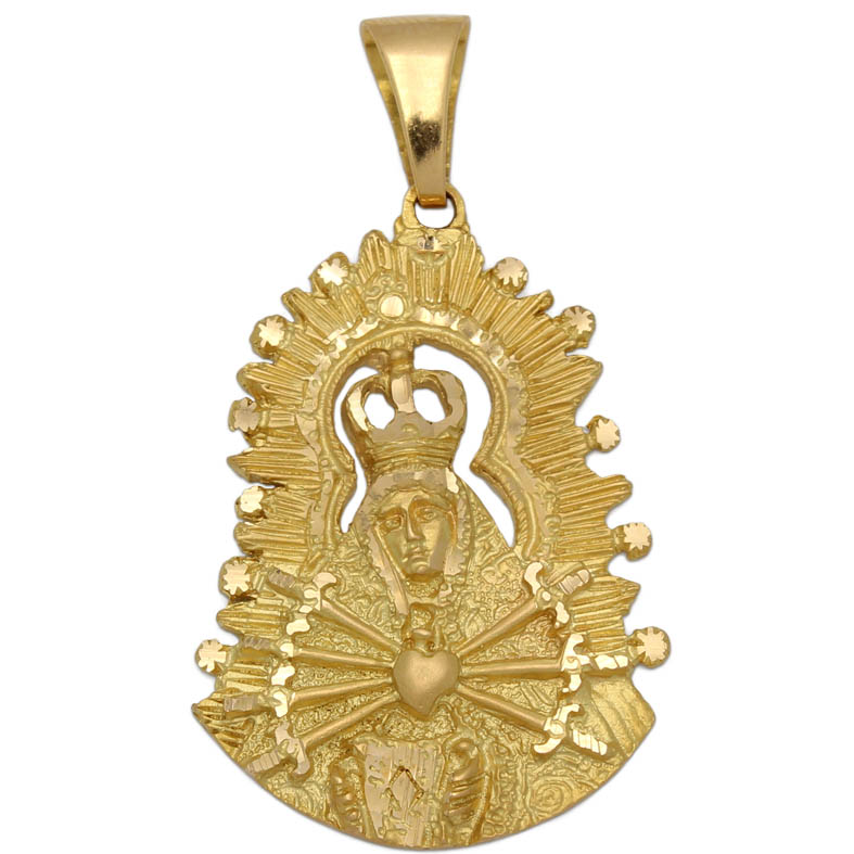 MEDALLA ORO 18KL V. DE LOS DOLORES - 23X34MM
