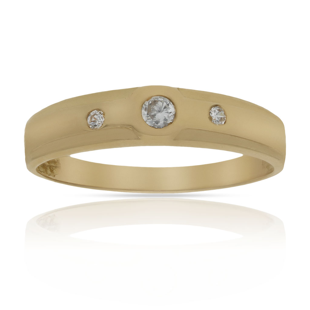 SORTIJA ORO 18KL CIRCONITAS