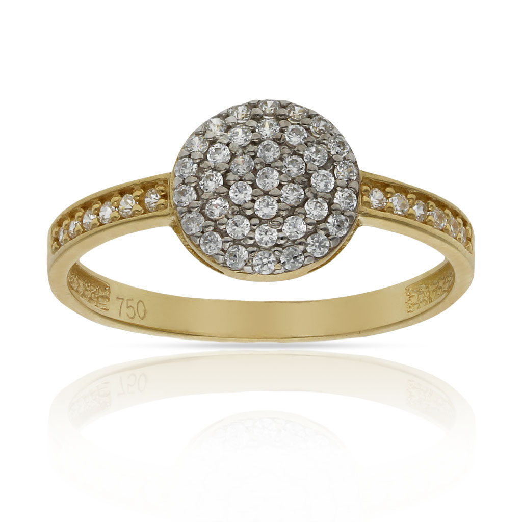 SORTIJA ORO 18KL CIRCONITAS