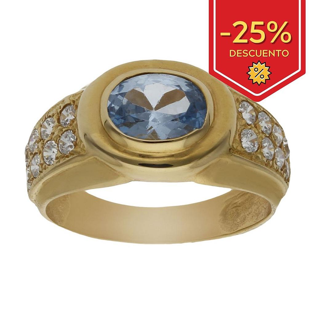 SORTIJA ORO 18KL CIRCONITAS