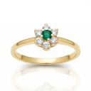SORTIJA ORO 18KL CRISOPAL VERDE
