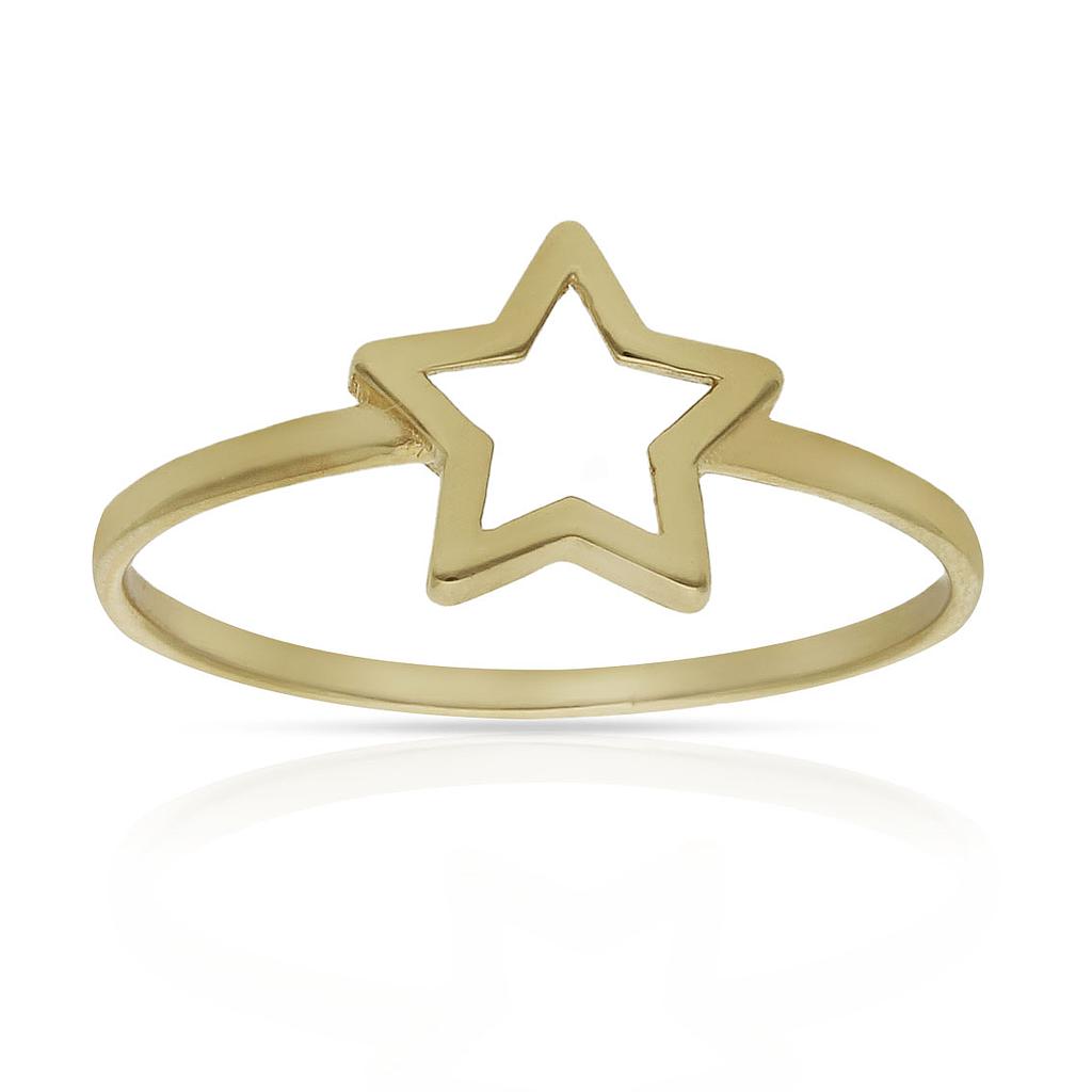 SORTIJA ORO 18KL ESTRELLA