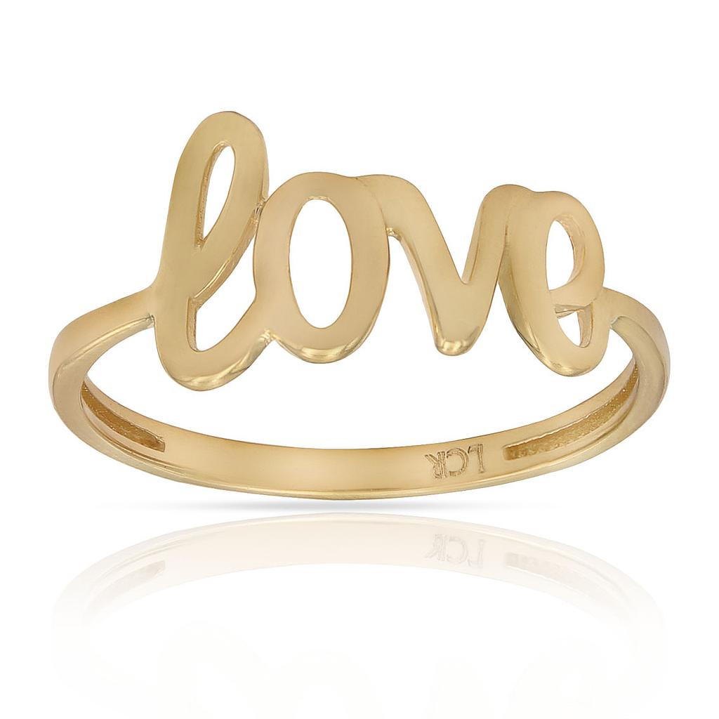 SORTIJA ORO 18KL LOVE