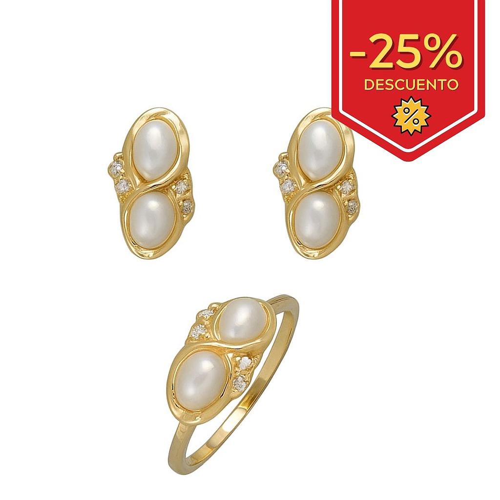 SORTIJA ORO 18KL PERLA