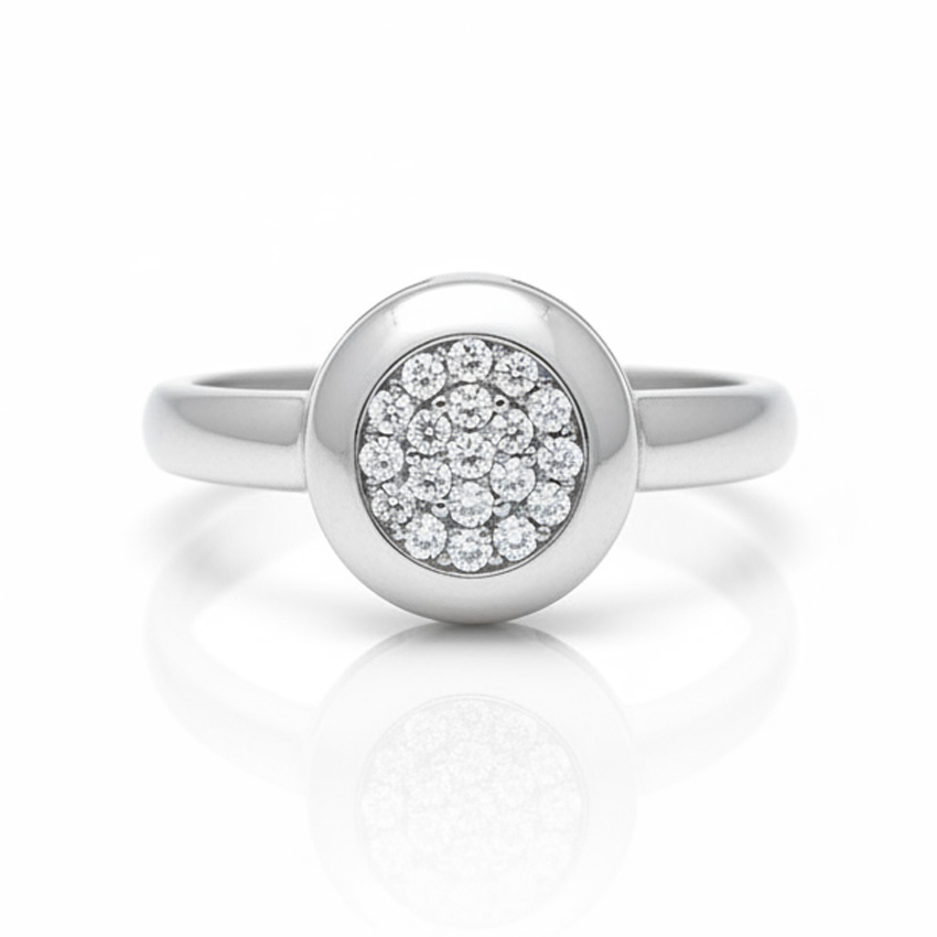 SORTIJA ORO BLANCO 18KL CIRCONITAS