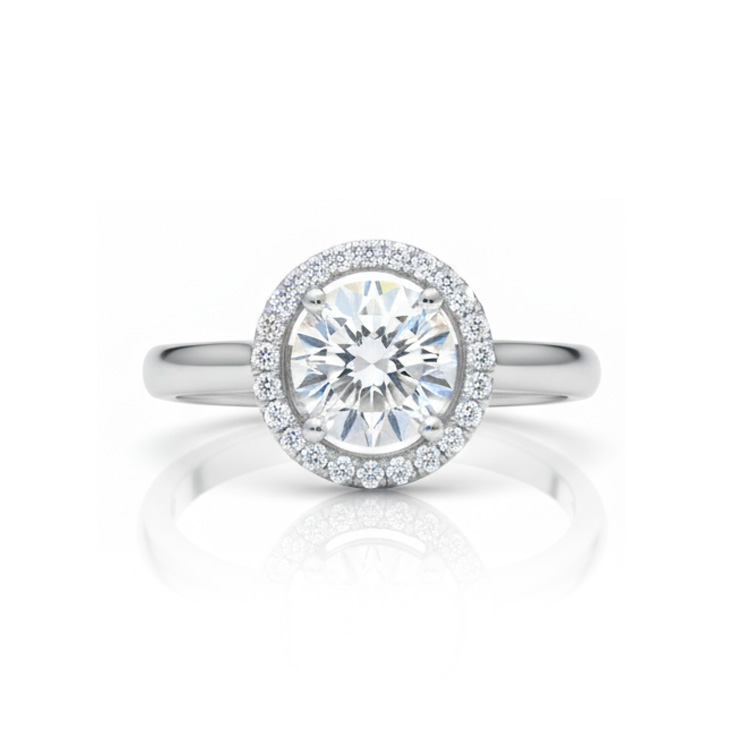 SORTIJA ORO BLANCO 18KL CIRCONITAS