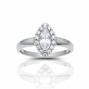 SORTIJA ORO BLANCO 18KL CIRCONITAS