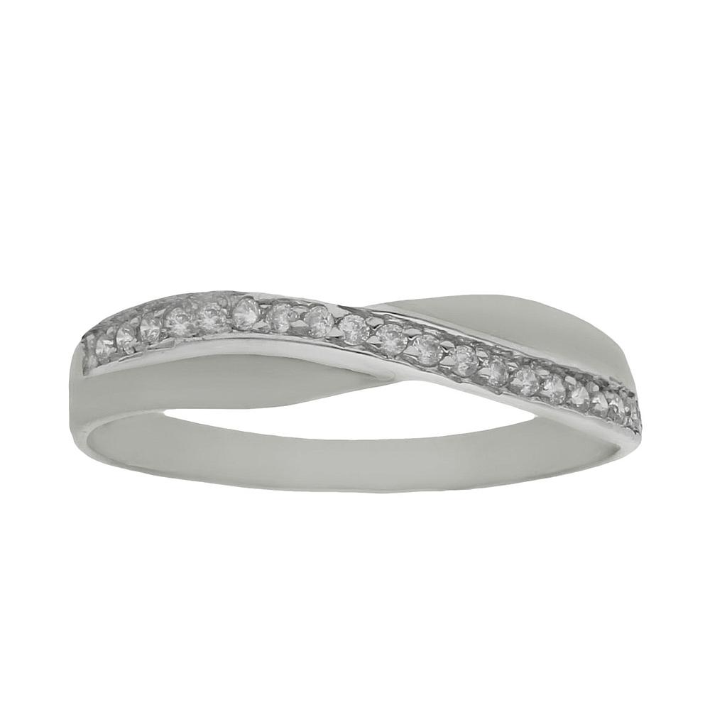 SORTIJA ORO BLANCO 18KL CIRCONITAS