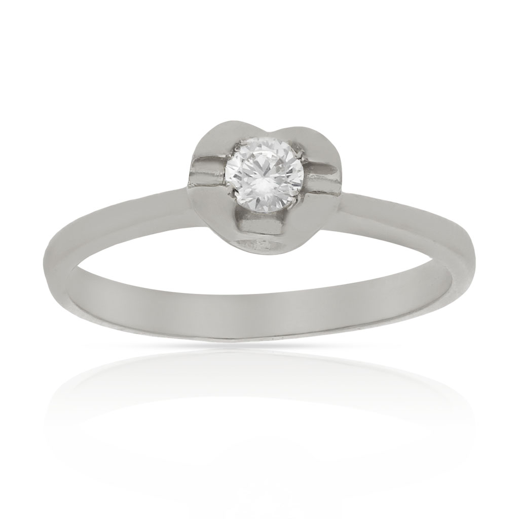 SORTIJA ORO BLANCO 18KL DIAMANTE