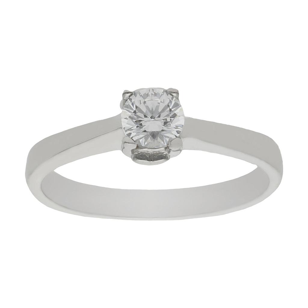 SORTIJA ORO BLANCO 18KL DIAMANTE