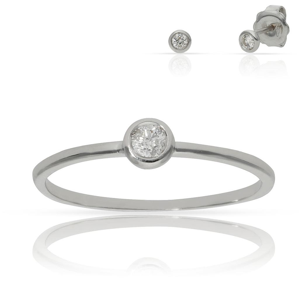 SORTIJA ORO BLANCO 18KL DIAMANTE