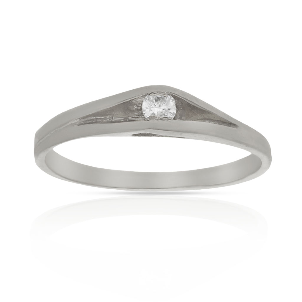 SORTIJA ORO BLANCO 18KL DIAMANTE