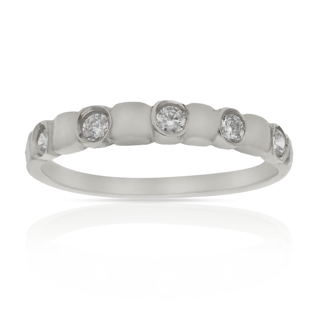 SORTIJA ORO BLANCO 18KL DIAMANTES