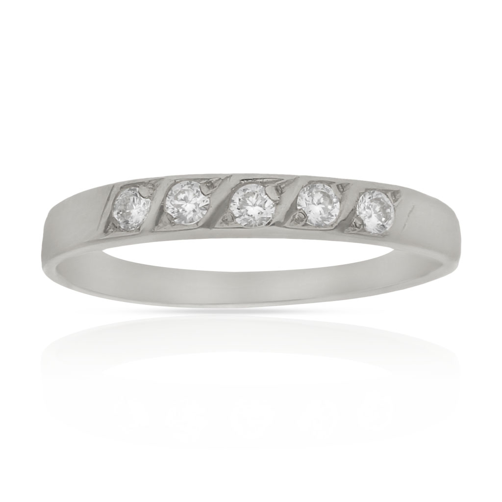 SORTIJA ORO BLANCO 18KL DIAMANTES