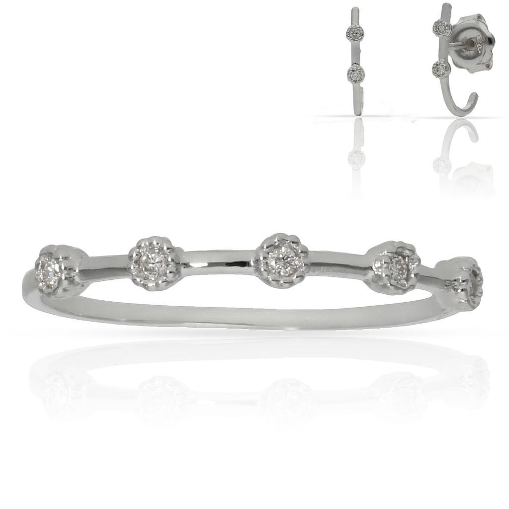 SORTIJA ORO BLANCO 18KL DIAMANTES