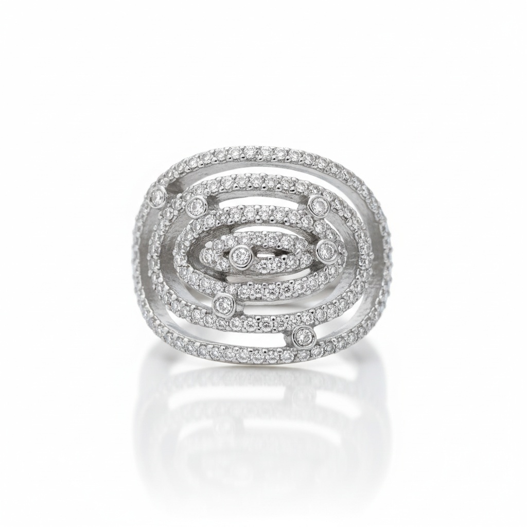 SORTIJA ORO BLANCO 18KL DIAMANTES