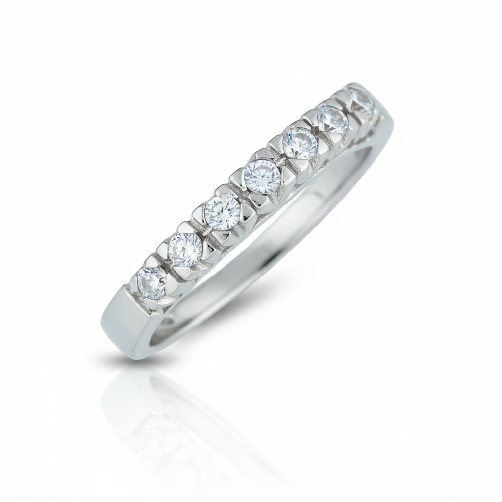 SORTIJA ORO BLANCO 18KL DIAMANTES