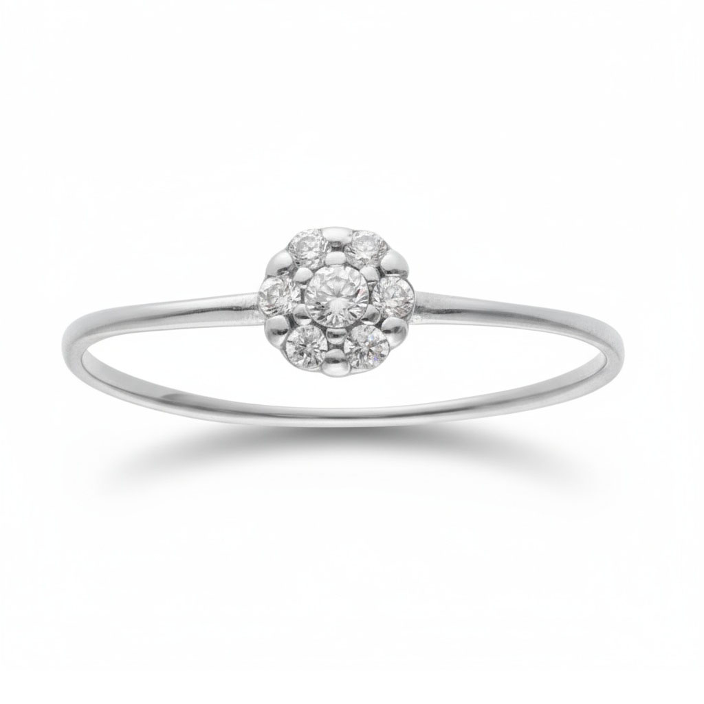 SORTIJA ORO BLANCO 18KL DIAMANTES