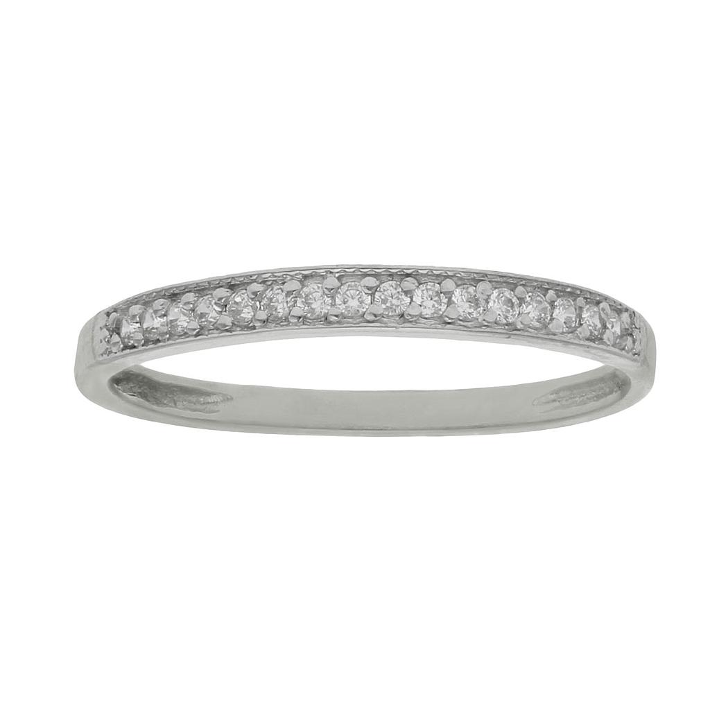 SORTIJA ORO BLANCO 18KL DIAMANTES - STOCK