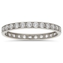 SORTIJA ORO BLANCO 18KL INFINITY CIRCONITAS - 2.50MM