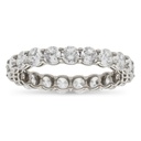 SORTIJA ORO BLANCO 18KL INFINITY CIRCONITAS - 3MM