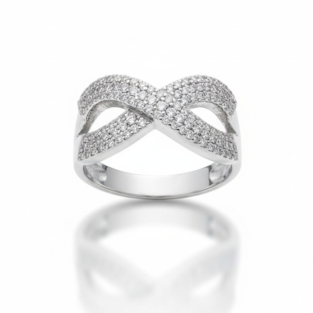 SORTIJAS ORO BLANCO 18KL DIAMANTES