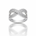 SORTIJAS ORO BLANCO 18KL DIAMANTES