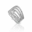 SORTIJAS ORO BLANCO 18KL DIAMANTES