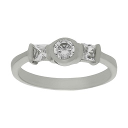 [LCR204B] SORTIJA DIAMANTES ORO BLANCO 18KL