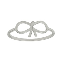 [S1055] SORTIJA LAZO ORO BLANCO 18KL