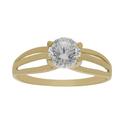 [S699] SORTIJA ORO 18KL CIRCONITA