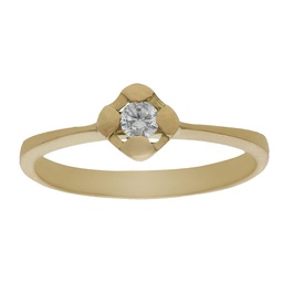 [S1170] SORTIJA ORO 18KL CIRCONITA