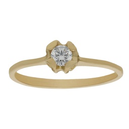 [S896] SORTIJA ORO 18KL CIRCONITA