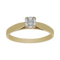 [S614] SORTIJA ORO 18KL CIRCONITA
