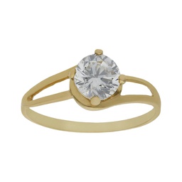 [S696] SORTIJA ORO 18KL CIRCONITA