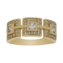 [S924] SORTIJA ORO 18KL CIRCONITAS