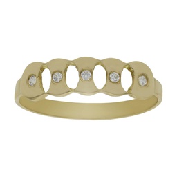 [S553] SORTIJA ORO 18KL CIRCONITAS